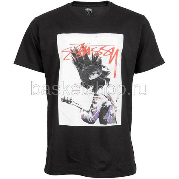 Stussy Футболка (900097-blk/red)  - цена, описание, фото 1
